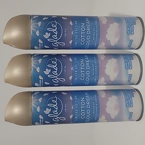 Three (3) Glade Cotton Cloud Dream Limited Edition Room Spray